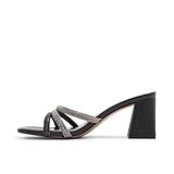 Call It Spring Women's Crown Heeled Sandal, Black, 8