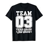 Team 3rd Grade All-Stars Back To School Sports Jersey T-Shirt