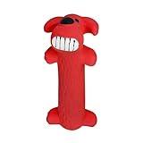 Multipet Original Loofa Dog Latex Ruff 6" Dog Toy, Assorted Colors for small breeds.