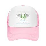 My Hero is Now My Angel National Public Health Week Mesh Cap Baseball Cap Baseball Caps Trucker Hat Baseball Hats for Men Women Adjustable Pink