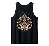 Meditation Life Tree Buddhist Yoga Spirituality Zen Buddha Tank Top