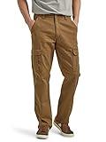 Wrangler Authentics Men's Relaxed Fit Stretch Cargo Pant, Kangaroo, 40W x 32L