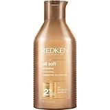 Redken All Soft Shampoo | Deeply Moisturizes and Hydrates | Softens, Smooths, and Adds Shine | Safe for Color-Treated Hair | Nourishing Shampoo for Dry Hair | With Argan Oil