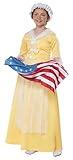 California Costumes, Betsy Ross An American Icon, Child X-Large, Yellow/White