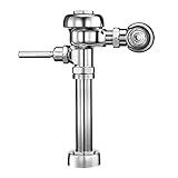 Sloan Regal 110 Exposed Manual Water Closet Flushometer, 3.5 GPF Manual Flush Valve - Single Flush, Fixture Connection Top Spud, XL Sweat Solder Adapter Kit Polished Chrome Finish, 3080153