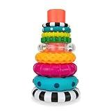 Sassy Stacks of Circles Stacking Ring STEM Learning Toy, Age 6+ Months, Multi, 9 Piece Set