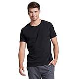 Russell Athletic Mens Cotton Performance Short Sleeve T-Shirt T Shirt, Black, Small-X-Large US