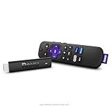 Roku Streaming Stick 4K | Portable Roku Streaming Device | 4K/HDR/D. Vision, Roku Voice Remote, Free & Live TV (Renewed)