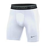 Nike Mens PRO Training Compression Short White XXL
