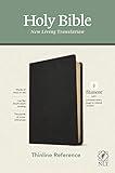 NLT Thinline Reference Bible, Filament Enabled (Genuine Leather, Black, Red Letter): Includes Free Access to the Filament Bible App Delivering Study Notes, Devotionals, Worship Music, and Video