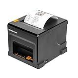 NetumScan 80mm POS Receipt Printer 300mm/s USB Thermal Receipt Printer with Auto Cutter Cash Drawer, USB Ethernet Interface, Support Windows/Mac/Linux, Restaurant Kitchen Printer for ESC/POS (NS8360L)