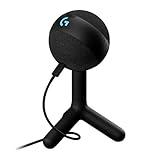Logitech G Yeti Orb Condenser RGB Gaming Mic with LIGHTSYNC, USB Mic for Streaming, Cardioid for PC/Mac - Black