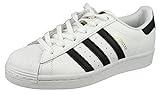 adidas Men's Superstar' Sneaker, Footwear White Core Black, 10