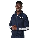 PUMA Mens 2.0 Contrast Jacket, Peacoat/White, Large US