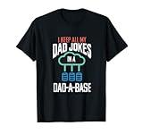 Witty Dad Jokes Database Graphic - Retro Style Design T-Shirt