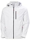 Helly-Hansen Men's Crew Hooded Jacket 2.0, 001 White, Large