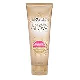 Jergens Natural Glow Self Tanner Body Lotion, Sunless Tanning, Fair to Medium Skin Tone, Daily Moisturizer with Coconut Oil, Vitamin E and Antioxidants, 7.5 Oz