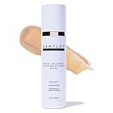 DRMTLGY Matte Anti-Aging Tinted Moisturizer with SPF 46. Universal Tint. All-In-One Light Coverage Matte Tinted Face Sunscreen with Broad Spectrum Protection Against UVA and UVB Rays. 1.7 oz