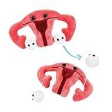 GIANTmicrobes Uterus Plush Toy, Hysterectomy Gifts, Endometriosis Awareness, Feminist Gifts, Fertility Gift, Get Well Gift