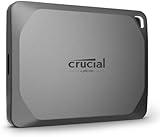 Crucial X9 Pro 2TB Portable SSD – Up to 1050MB/s sustained Reads, Water and dust Resistant Storage for Photographers and Creators on PC, Mac and More – USB 3.2 External Solid State Drive