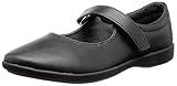 Hush Puppies unisex child Lexi Mary Jane Flat, Black, 3 Big Kid US