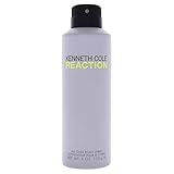 Kenneth Cole Reaction All Over Body Spray for Men, Notes of Juicy Lime, Crisp Green Apple, Patchouli, Citrus Green Woody Fragrance, Fresh & Energetic Scent, 6 Oz