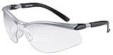 3M 11458-00000-20 Dual Reader Safety Glasses, 2.0X top and bottom diopters