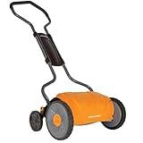 Fiskars Push Mower - 17" Cut Width Manual Reel Mower with No Motor - Grass Cutter with Steel Blades that Stay Sharp - Eco-Friendly Cordless Grass Trimmer for Lawn Care