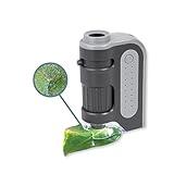 Carson MicroBrite Plus 60x-120x LED Lighted Pocket Microscope, Portable Handheld Microscope for Adults, Mini Microscope for Student Science Lab, STEM Educational Portable Microscope (MM-300)