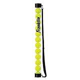 Franklin Sports Pickleball Retriever Tube + Ball Holder - 12 Ball Pickleball Ball Hopper + Picker Upper - Pickleball Accessories + Gear