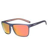 ZENOTTIC Polarized Sunglasses for Men Lightweight TR90 Frame UV400 Protection Square Sun Glasses