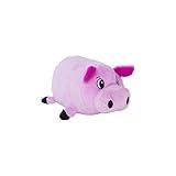 Outward Hound Fattiez Pig Plush Squeaky Dog Toy, Small