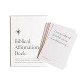 The Christian Journal Co. Biblical Affirmation Deck | Scripture Cards, Prayer Cards | 52 Card Deck of Positive Religious Affirmations For Men and Women | Bible Teachings | Bible Verse Cards