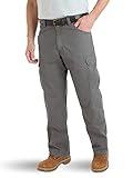Wrangler Riggs Workwear mens Advanced Comfort Lightweight Ranger Work Utility Pants, Charcoal, 38W x 34L US