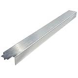 Sunrise Kitchen Supply Stainless Steel Heavy Duty 20 Gauge Deep Fryer Joining Strip/Connector (21 5/8"L x 2"W x 1 1/4"H)