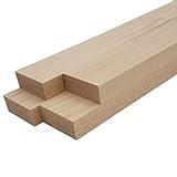 Barrington Hardwoods Maple Lumber Boards - 3/4 in x 2 in (4 Pcs) (3/4" x 2" x 12")