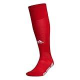 adidas Utility All Sport Socks for Men, Women, Youth Boys and Girls, 1-Pack, Team Power Red/Light Onix Grey/White, Small