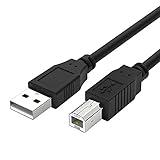 storel Printer Cable to Connect to Computer Compatible with Brother HL-2270DW,HL-L3210CW,HL-3170CDW,HL-L5100DN,HL-L6200DWT,HL-3180CDW,HL5450DN,HL-L2370DW,HL5450DN,HL2230,MFCL2720DW USB Cable 10 Feet