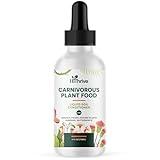 4oz Carnivorous Plant Food & Venus Fly Trap Food - Feeds up to 500 Times, Tropical Plant Fertilizer for Carnivorous Plants, Premium Liquid Carnivorous Plant Fertilizer & Feeding Supplement for Growth