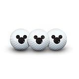 Team Effort Disney Mickey Mouse Golf Ball Pack of 3, Multi