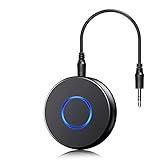 SONRU Bluetooth 5.0 Aux Adapter for Car, Wireless Audio Receiver, Portable Hands-Free Kit With RCA AUX 3.5mm for Home/Car Stereo Music Streaming Sound System