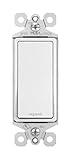 Legrand radiant TM873WCC10 15 Amp Rocker Wall Switch, 3-Way Decorator Light Switches, White (1 Count)