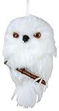 Kurt S. Adler YAMC2220 Hanging Owl Ornament with Branch, 3.93", White