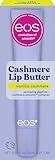 eos Cashmere Lip Butter, Vanilla Cashmere, eos Lip Butter with Plumping Peptides For Smooth Lips, 0.35 fl oz