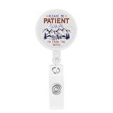 Humorous History Badge Reel for ID Card Sarcastic Badge Reels Retractable for History Teacher Grandpa Grandma Accessories for Work