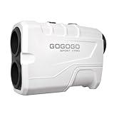 Gogogo Sport Vpro Golf Rangefinder 900 Yards Slope Laser Range Finder with Pinsensor & Flag-Lock, 6X Magnification, Pulse Tech (900 Yard)