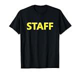Staff Employee Work Uniform for Concert Store Business Event T-Shirt