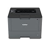 Brother Monochrome Laser Printer, HL-L5200DW, Wireless Networking, Mobile Printing, Duplex Printing, Amazon Dash Replenishment Ready, Black, 2.3