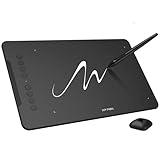 XPPen Updated Deco 01 V3 Drawing Tablet-16384 Levels of Pressure Battery-Free Stylus, 10x6 Inch OSU Graphic Tablet, 8 Hotkeys for Digital Art, Teaching, Gaming Drawing Pad for Chrome, PC, Mac, Android