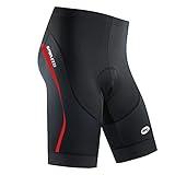 sponeed Padded Bike Shorts with Padding Mountain Biking Commuting to Work Cycling Bottoms Gear US Medium Red